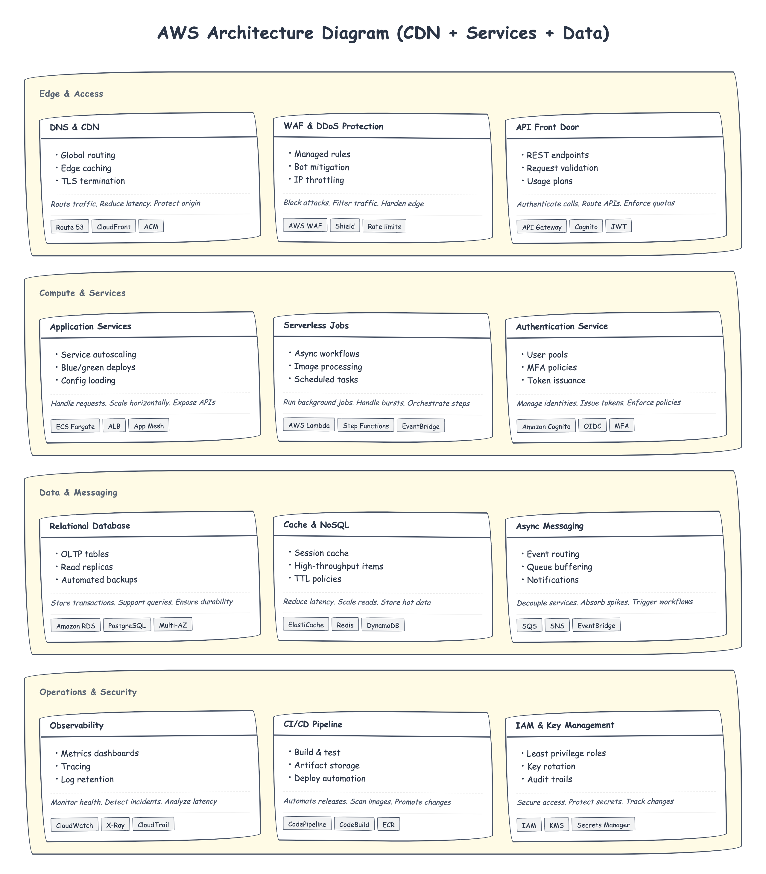 AWS Architecture Diagram architecture diagram