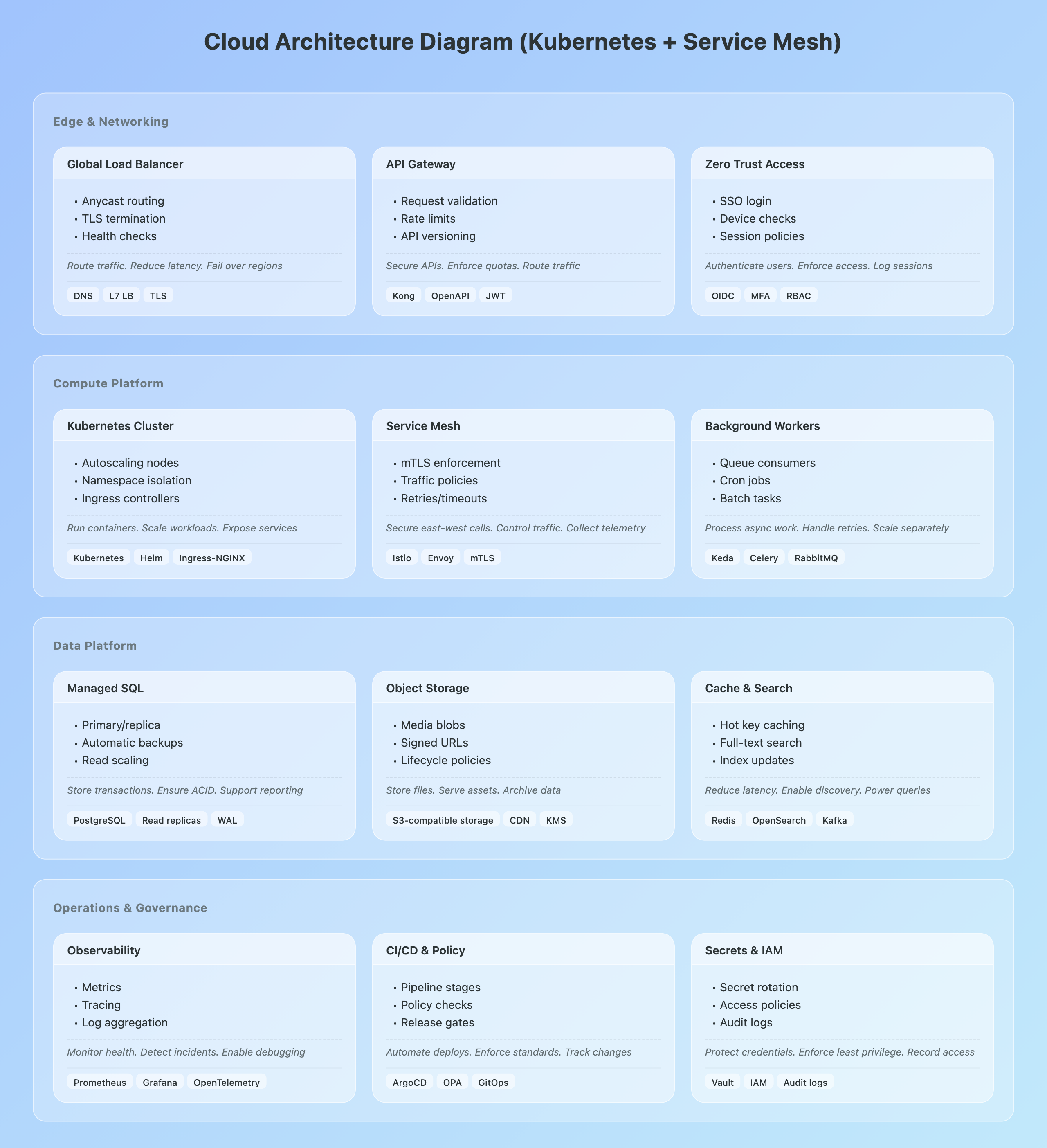 Cloud Architecture Diagram architecture diagram